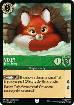 Vixey - Forest Friend [11WSP-86] (Winterspell) (Uncommon)