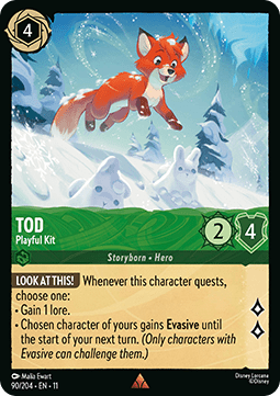 Tod - Playful Kit [11WSP-90] (Winterspell) (Rare)