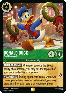 Donald Duck - Fred Honeywell [11WSP-93] (Winterspell) (Legendary)