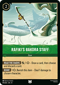Rafiki's Bakora Staff [11WSP-99] (Winterspell) (Uncommon)