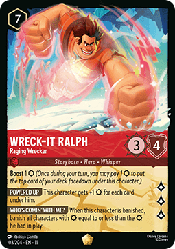 Wreck-it Ralph - Raging Wrecker [11WSP-103] (Winterspell) (Legendary)