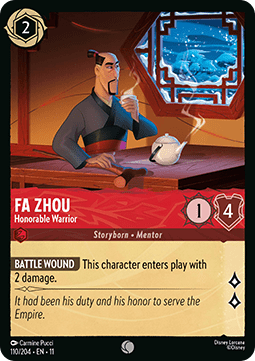Fa Zhou - Honorable Warrior [11WSP-110] (Winterspell) (Common)