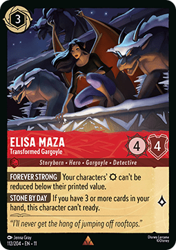 Elisa Maza - Transformed Gargoyle [11WSP-112] (Winterspell) (Rare)
