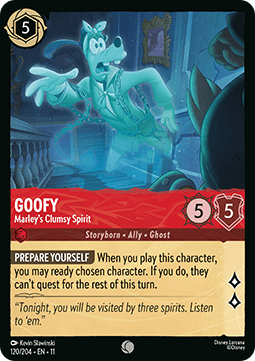 Goofy - Marley's Clumsy Spirit [11WSP-120] (Winterspell) (Common)