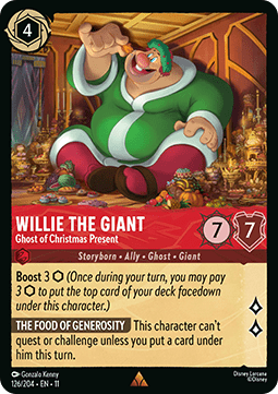 Willie the Giant - Ghost of Christmas Present [11WSP-126] (Winterspell) (Rare)