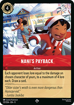 Nani's Payback [11WSP-127] (Winterspell) (Super Rare)