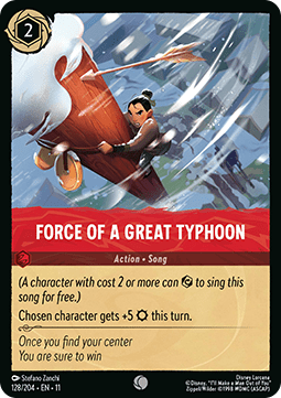 Force of a Great Typhoon [11WSP-128] (Winterspell) (Common)