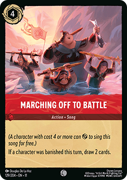Marching Off to Battle [11WSP-129] (Winterspell) (Common)