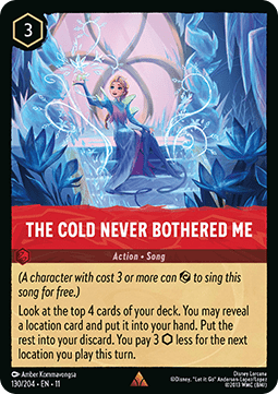 The Cold Never Bothered Me (V.1) [11WSP-130] (Winterspell) (Rare)