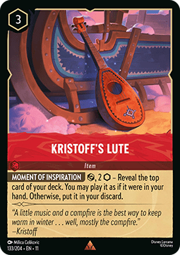 Kristoff's Lute [11WSP-133] (Winterspell) (Rare)
