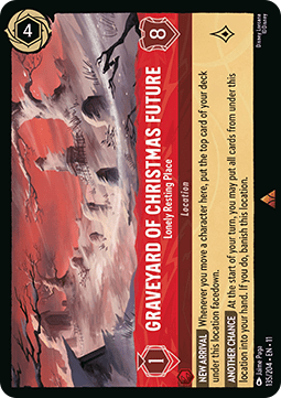 Graveyard of Christmas Future - Lonely Resting Place [11WSP-135] (Winterspell) (Rare)