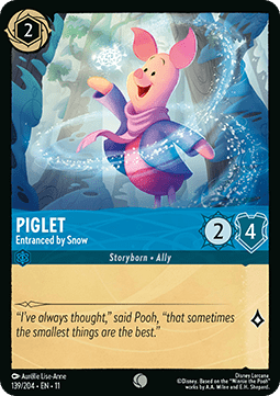 Piglet - Entranced by Snow [11WSP-139] (Winterspell) (Common)