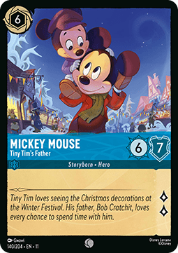 Mickey Mouse - Tiny Tim's Father [11WSP-140] (Winterspell) (Common)