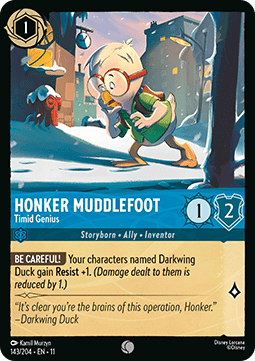 Honker Muddlefoot - Timid Genius [11WSP-143] (Winterspell) (Common)