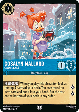 Gosalyn Mallard - Curious Child [11WSP-149] (Winterspell) (Uncommon)