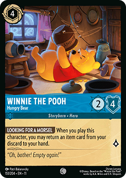 Winnie the Pooh - Hungry Bear (V.1) [11WSP-151] (Winterspell) (Common)