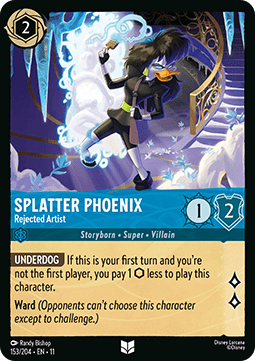 Splatter Phoenix - Rejected Artist [11WSP-153] (Winterspell) (Uncommon)