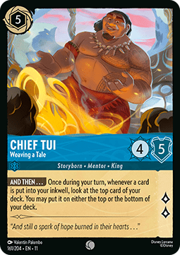 Chief Tui - Weaving a Tale [11WSP-161] (Winterspell) (Common)