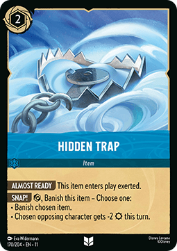 Hidden Trap [11WSP-170] (Winterspell) (Uncommon)