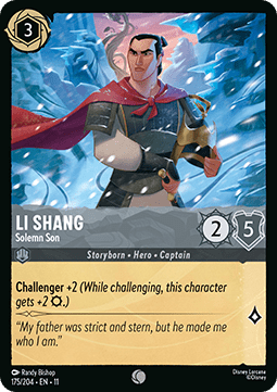 Li Shang - Solemn Son [11WSP-175] (Winterspell) (Common)