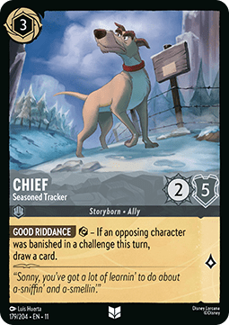 Chief - Seasoned Tracker [11WSP-179] (Winterspell) (Uncommon)