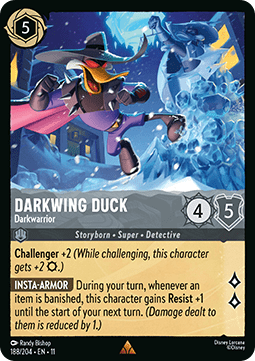 Darkwing Duck - Darkwarrior [11WSP-188] (Winterspell) (Rare)