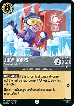 Judy Hopps - Snowball Patrol (V.1) [11WSP-194] (Winterspell) (Uncommon)