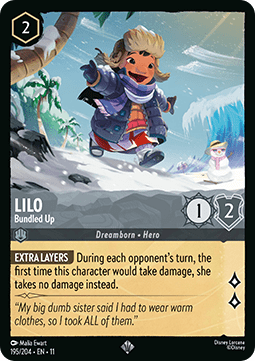Lilo - Bundled Up [11WSP-195] (Winterspell) (Super Rare)