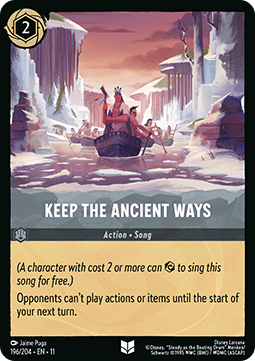 Keep the Ancient Ways [11WSP-196] (Winterspell) (Uncommon)