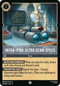 Infra-Pink Ultra Scan Specs [11WSP-201] (Winterspell) (Common)