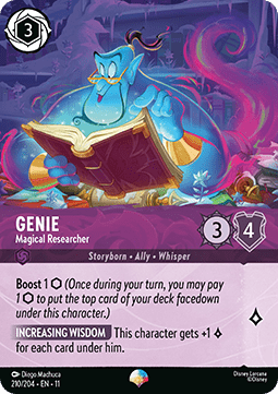 Genie - Magical Researcher (V.2) [11WSP-210] (Winterspell) (Epic)