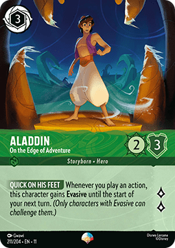 Aladdin - On the Edge of Adventure (V.2) [11WSP-211] (Winterspell) (Epic)