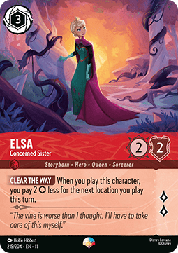Elsa - Concerned Sister (V.2) [11WSP-215] (Winterspell) (Epic)
