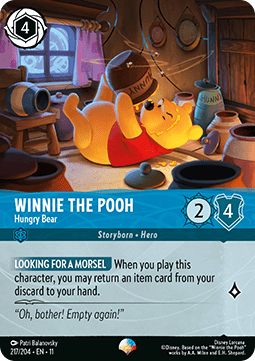 Winnie the Pooh - Hungry Bear (V.2) [11WSP-216] (Winterspell) (Epic)