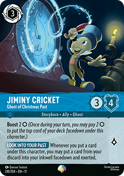 Jiminy Cricket - Ghost of Christmas Past (V.2) [11WSP-218] (Winterspell) (Epic)