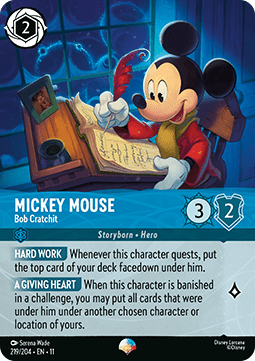 Mickey Mouse - Bob Cratchit (V.2) [11WSP-219] (Winterspell) (Epic)