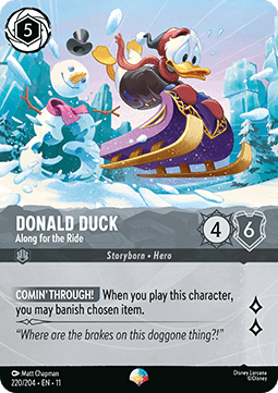 Donald Duck - Along for the Ride (V.2) [11WSP-220] (Winterspell) (Epic)
