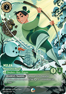 Mulan - Resourceful Recruit (V.2) [11WSP-229] (Winterspell) (Enchanted)