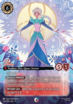 Elsa - Ice Artisan (V.2) [11WSP-233] (Winterspell) (Enchanted)