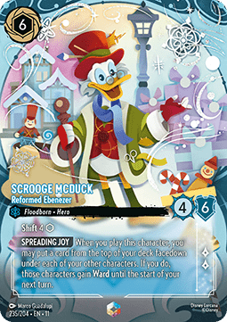 Scrooge McDuck - Reformed Ebenezer (V.2) [11WSP-235] (Winterspell) (Enchanted)