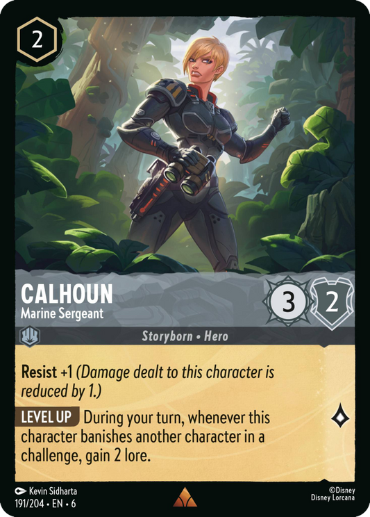 Calhoun - Marine Sergeant [6AZS-191] (Azurite Sea) (Rare)