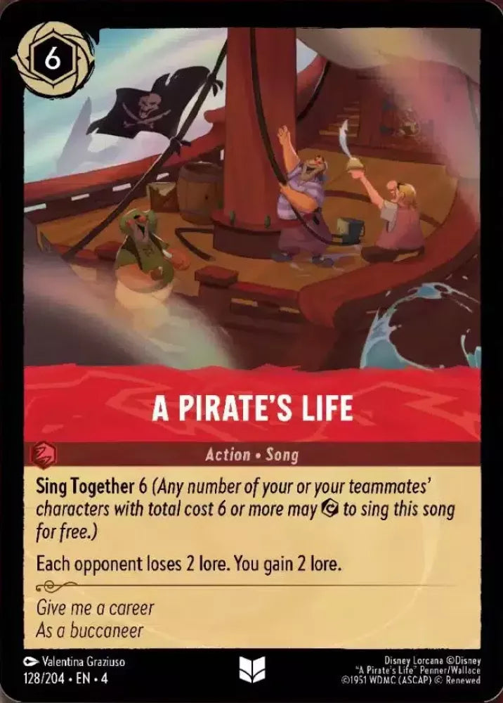 A Pirate's Life [4URS-128] (Ursula's Return) (Uncommon)