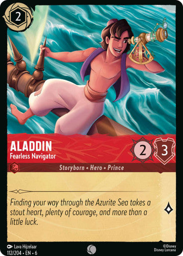 Aladdin - Fearless Navigator [6AZS-112] (Azurite Sea) (Common)
