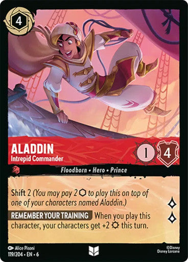 Aladdin - Intrepid Commander [6AZS-119] (Azurite Sea) (Uncommon)