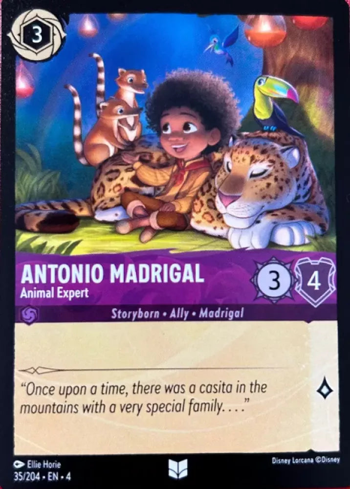 Antonio Madrigal - Animal Expert [4URS-35] (Ursula's Return) (Uncommon)