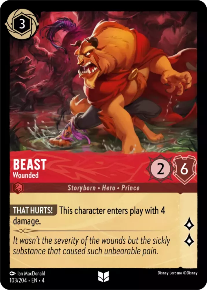 Beast - Wounded [4URS-103] (Ursula's Return) (Uncommon)