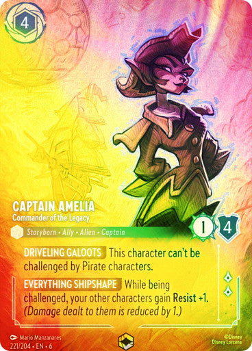 Captain Amelia - Commander of the Legacy (AZR-221)