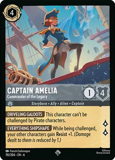 Captain Amelia Commander of the Legacy (AZR-192)