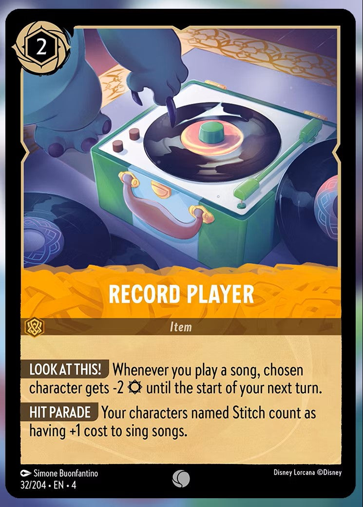 Record Player [4URS-32] (Ursula's Return) (Common)