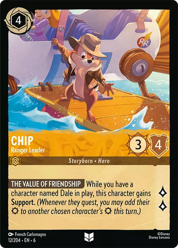 Chip - Ranger Leader [6AZS-12] (Azurite Sea) (Uncommon)